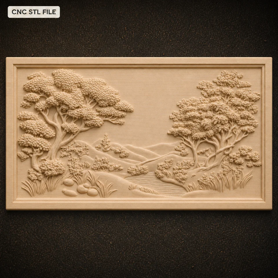 Forest Stream Landscape