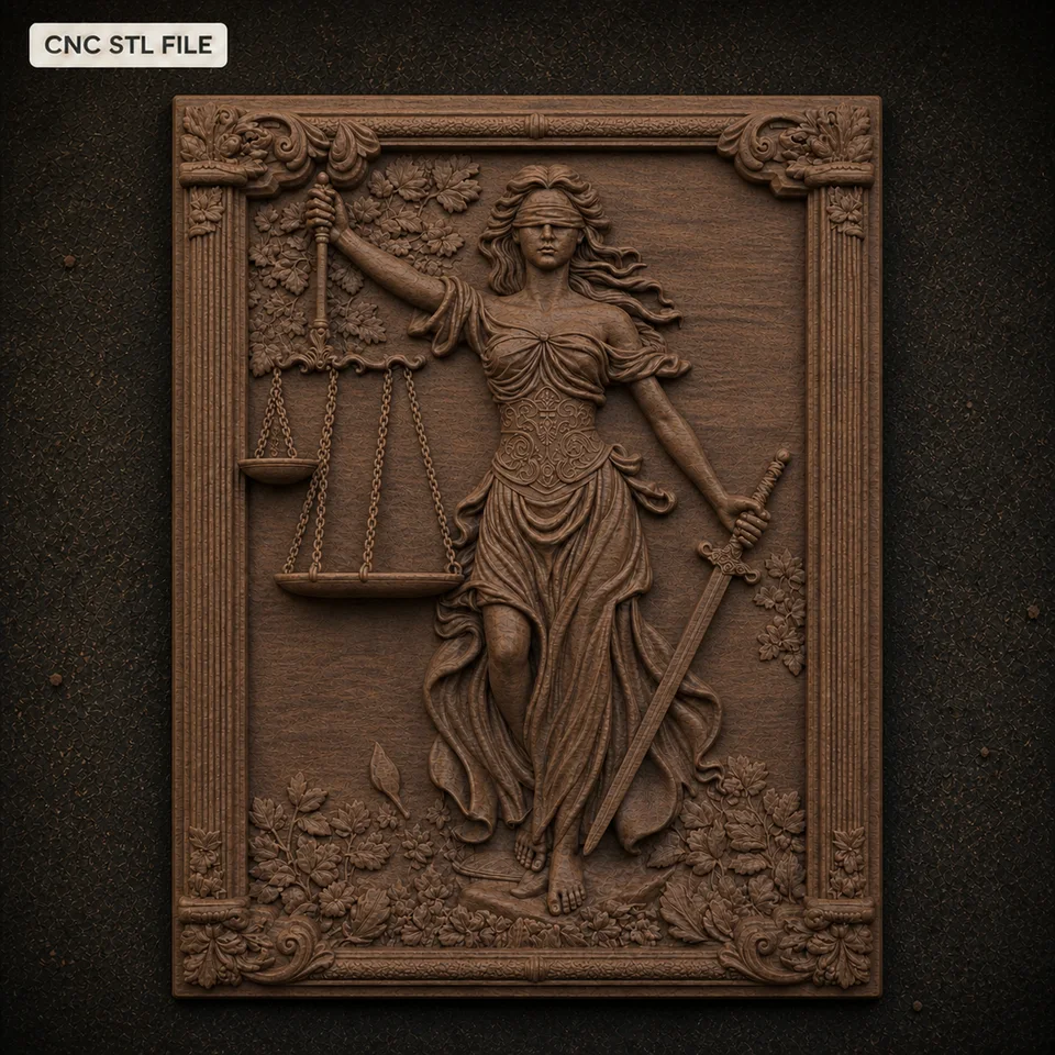 Lady Justice CNC